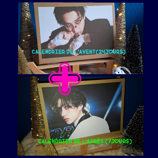 DUO Calendrier de l'avent + Calendrier de l'après. Au choix! (Avantage 5€)  24jours jusque Noël + 7 jours jusque Nouvel An) Tout est fait main  Épuisé