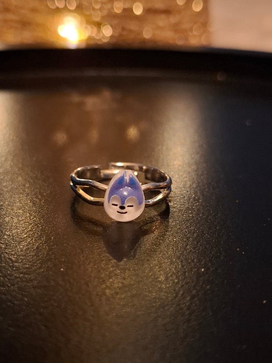 WOLFCHAN Bague fine
