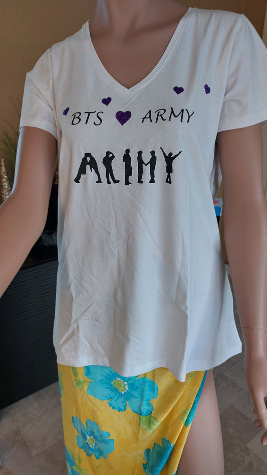 BTS💜ARMY /T-Shirt BTS et Army
