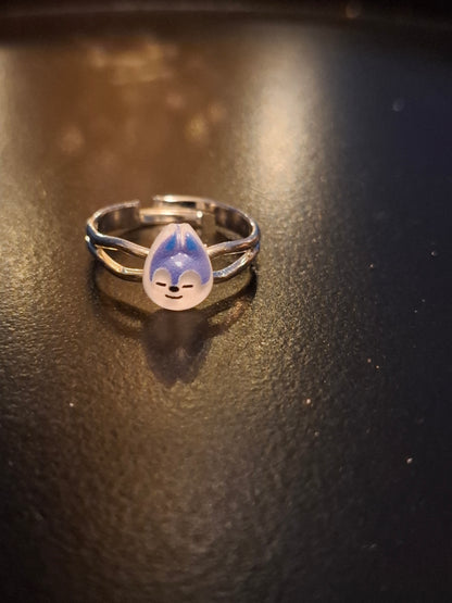 WOLFCHAN Bague fine