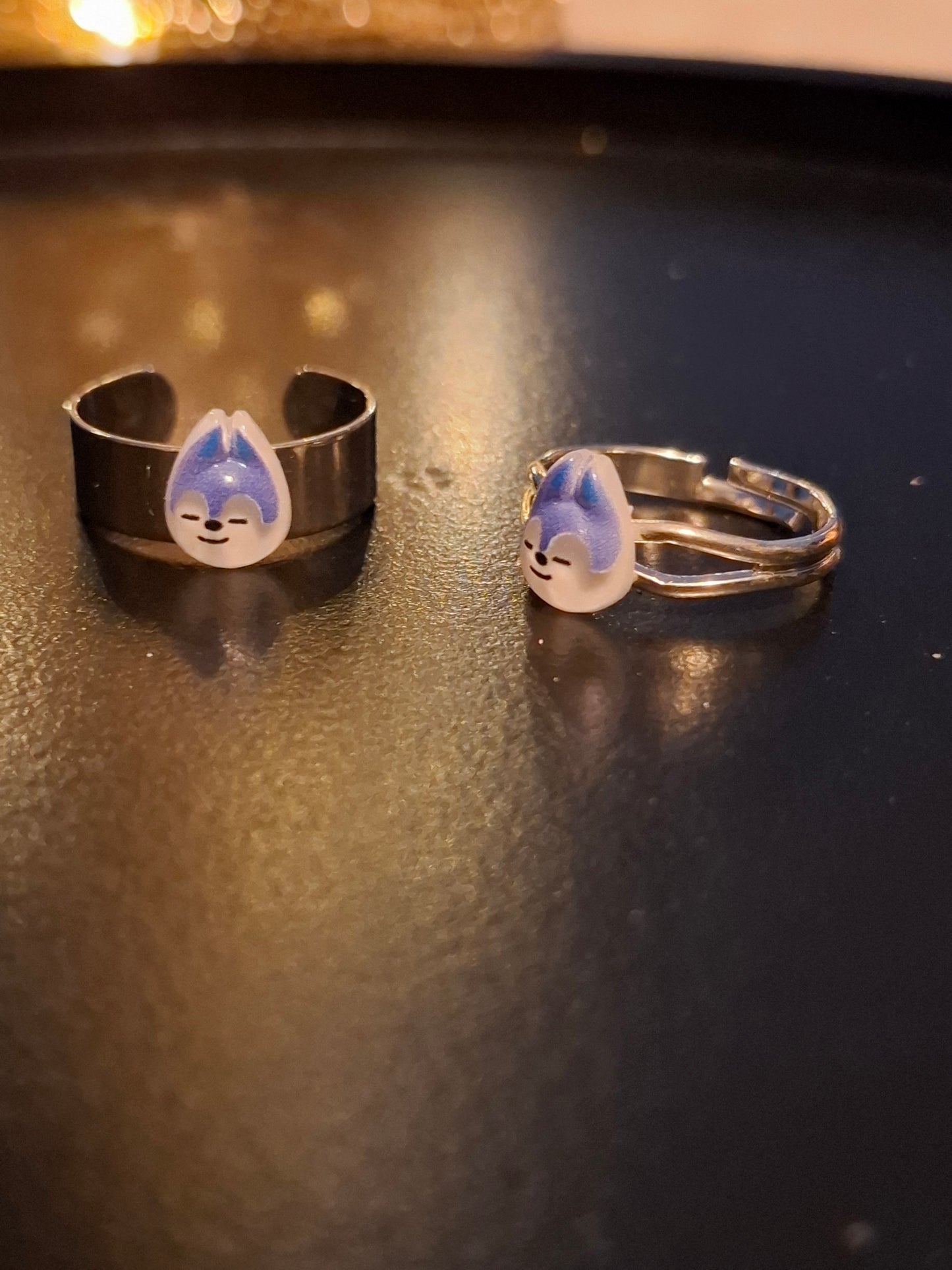 WOLFCHAN Bague fine