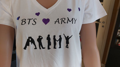 BTS💜ARMY /T-Shirt BTS et Army